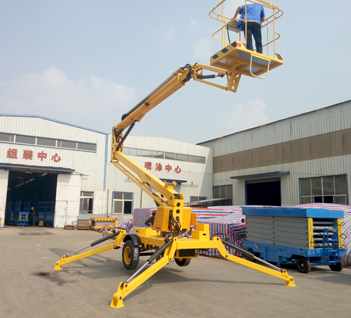 牽引折臂式液壓升降機 牽引折臂式液壓升降機